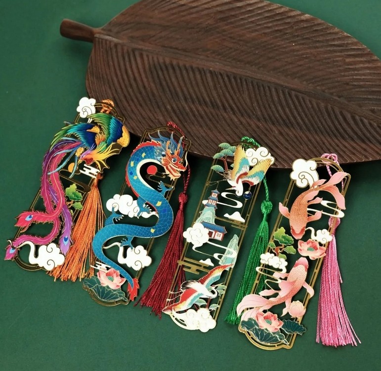 金屬書簽（qiān）視覺UV打印樣品